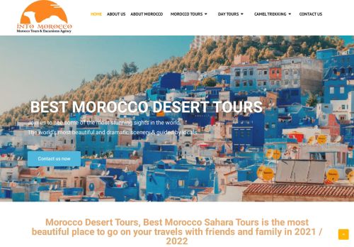لقطة شاشة لموقع intomorocco
بتاريخ 02/05/2021
بواسطة دليل مواقع خطوات