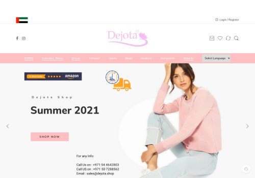 لقطة شاشة لموقع ديجوتا لتجارة الملابس الجاهزة
بتاريخ 05/05/2021
بواسطة دليل مواقع خطوات