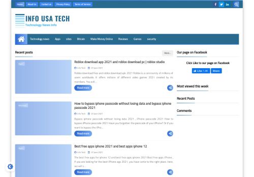 لقطة شاشة لموقع Info Usa Tech
بتاريخ 02/06/2021
بواسطة دليل مواقع خطوات