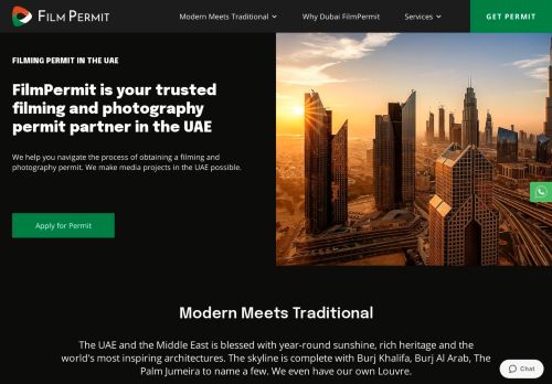 لقطة شاشة لموقع Dubai film permit
بتاريخ 19/07/2021
بواسطة دليل مواقع خطوات