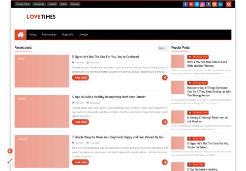 لقطة شاشة لموقع Love Times
بتاريخ 05/08/2021
بواسطة دليل مواقع خطوات