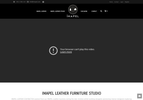لقطة شاشة لموقع Imapel Leather Furniture Studio
بتاريخ 21/01/2022
بواسطة دليل مواقع خطوات
