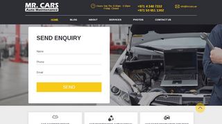 لقطة شاشة لموقع مستر كارز لصيانة السيارات Mr Cars
بتاريخ 21/09/2019
بواسطة دليل مواقع خطوات