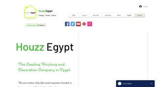 لقطة شاشة لموقع شركة تشطيبات هاوز ايجيبت Houzz Egypt
بتاريخ 27/10/2019
بواسطة دليل مواقع خطوات