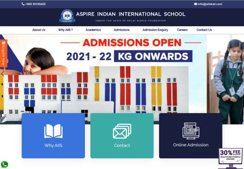 لقطة شاشة لموقع Top most Indian School in Kuwait -Aspire International school
بتاريخ 29/11/2020
بواسطة دليل مواقع خطوات