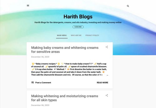 لقطة شاشة لموقع Harith Blogs
بتاريخ 05/02/2021
بواسطة دليل مواقع خطوات