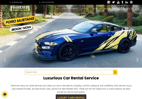 لقطة شاشة لموقع Faster Rent a Car Dubai | Cheap, Luxury, Exotic, & Sports Cars | Luxury Car Rental Service
بتاريخ 10/02/2021
بواسطة دليل مواقع خطوات