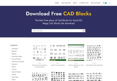 free cad blocks